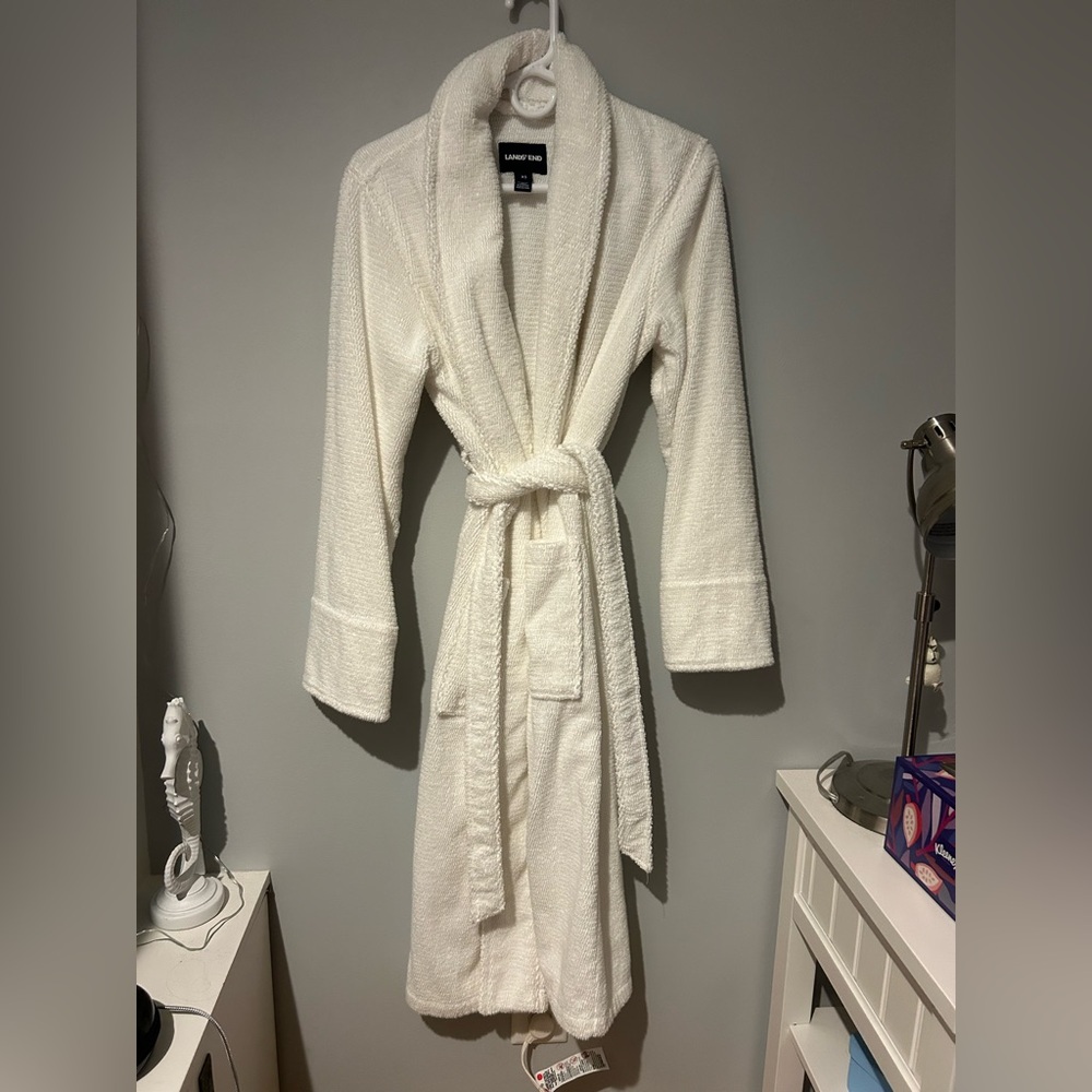 Lands End Plush Bathrobe